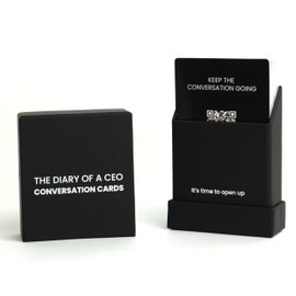 The Diary Of A CEO Conversation Cards by Steven Bartlett - 1st Edition - Scenario Cards, Ice Breakers, Family Conversation Starters, Question for Friends, Adults, and Group Games