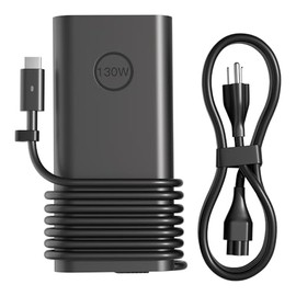 130W Cargador USB C para DELL Precision 5530 5770 5760 5750 5680 5570 5560 5550 5490 5480 5470 3590 3581 3580 3571 3570 3561 3560 3551 3550 3541 3490 