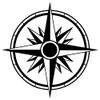 Compass Nautical Star Vinyl Decal Sticker (CS-02)