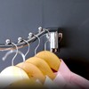 Wall Mounted Clothes Hanger Rack Folding, Clothes Hook, Stainless Steel