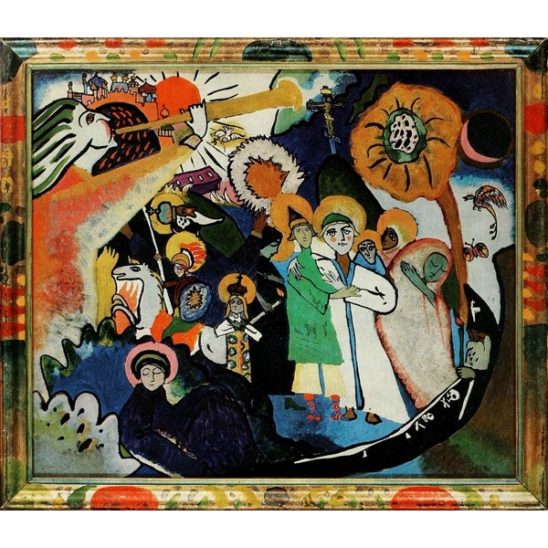 Posterazzi All Saints Day 1911 Poster Print by Wassily Kandinsky,