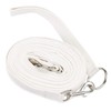 Hy Draw Reins with Clips - White