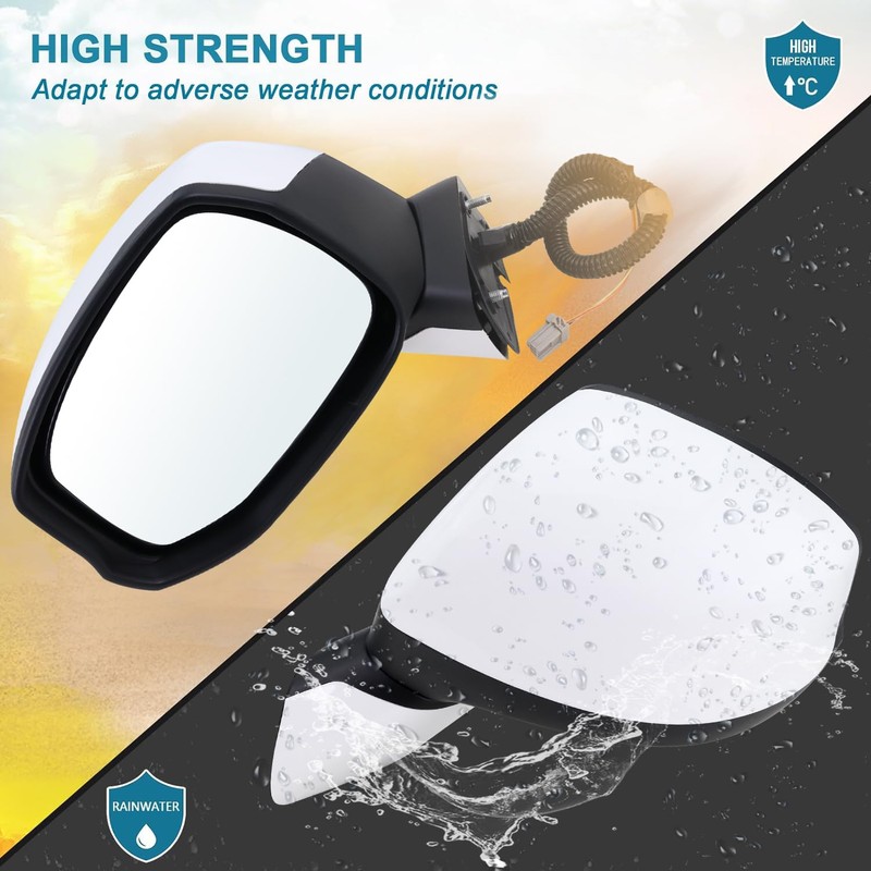 Lqito Left Driver Side Mirror Compatible With 2012 2013 2014