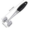 AIMALL Double-Sided Meat Tenderizer Mallet with 16 Large and 36