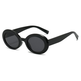 YAMEIZE Retro Style Oval Sunglasses for - Women Men Vintage Oversized Oval Eyewear Vintage Shades Outdoor