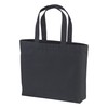 United Athle 151801 14.3 oz Canvas Tote Bag (Large), Black,