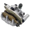 Caltric Front Left Brake Caliper w/ Pad for Kawasaki Brute