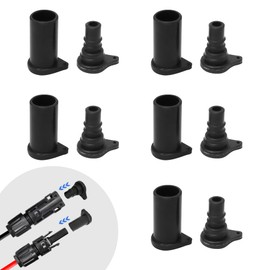 Witproton Solar Panel Connector Caps 5 Pairs, IP67 Waterproof Male and Female Cap Dust Plugs for Solar PV Connectors
