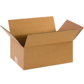 BOX USA B1285 Corrugated Boxes, 12"L x 8"W x 5"H, Kraft (Pack of 25)