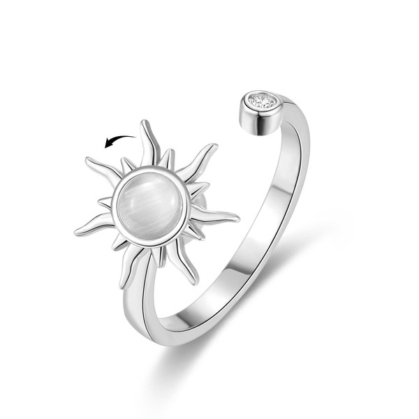 VYYU Fidget Ring for Women - Anxiety Relief Stress Anxiety