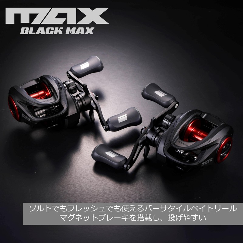 Abu Garcia MAX5 BLACKMAX Bait Reel Low Pro Bass Salt