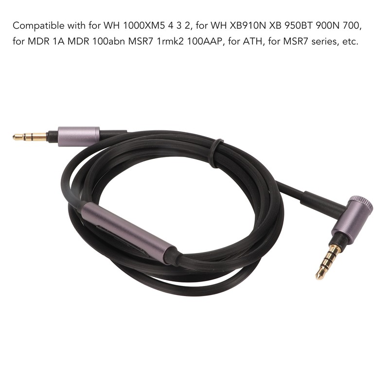 Headphone Upgrade Cable for WH 1000XM4 XM3 XM2 for MDR