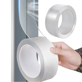 Huakaile Window Weather Sealing Tape 2IN x 33FT, Weatherproofing Draft Insulation Tape Stopper, Removable Window Sill Protector, Door Window Sealer for Winter Block Cold Air (1 Roll)