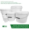 Elixir Gardens Strong Heavy Duty White Multi-Purpose Plastic Storage Containers