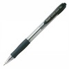 Pilot Super Grip Retractable Ballpoint Pen - Black, Medium, Refillable,
