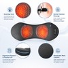 3-in-1 Lumbar Support Massager Cushion for Relaxation – Adjustable Heat