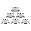 Ruifu Titanium Alloy Flanged Nuts M5 M6 6 Pack (M6,