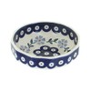 Blue Rose Polish Pottery Blue Violet Small Angular Bowl