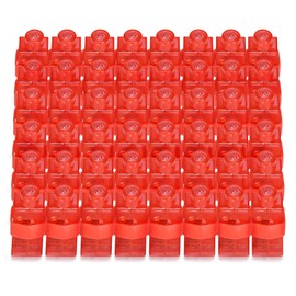 Finger Lights-50Pcs Finger Flashlights for Kids Adult Glow in The Dark Party Favors Supplies Bulk, Light Up Led Finger Light for Goodie Bag Classroom Prizes Trick or Treats Christmas - Red