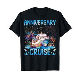 Husband And Wife It's Our Couple Matching Anniversary Cruise T-Shirt