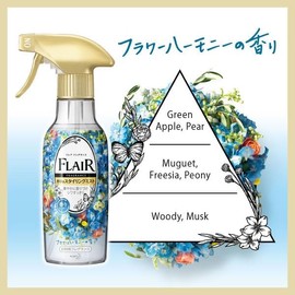 Humming Flare Scented Mist, Flower Harmony Scent Refill, 8.5 fl oz (240 ml), Set of 5 + Bonus Kunutonn Original Logo