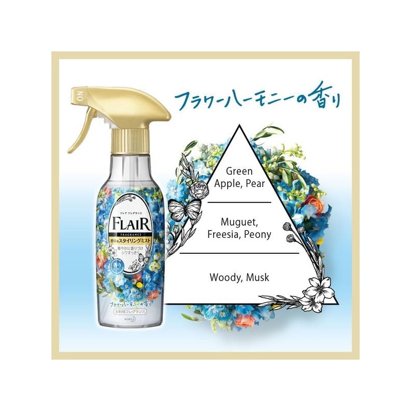 Humming Flare Scented Mist, Flower Harmony Scent Refill, 8.5 fl