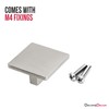 Decoranddecor Calla Square Cabinet Knob Door Pull Handle Kitchen Cupboard