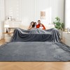 GEMBED Oversized King Throw Blanket 140"X140" - Fleece Lightweight Blanket,