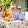 3 Pack Fall Tablecloth for Rectangle Tables, Disposable Fall Pumpkin