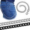 SoulCats Stainless Steel Key Chain/Trouser Chain with Carabiner, Biker Wallet