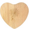 'Creepy Spiderweb' Wooden Heart Shaped Chopping/Cutting Board (WB00085143)