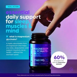 Artnaturals Magnesio Glicinato Aloe Vera 120 Cápsulas