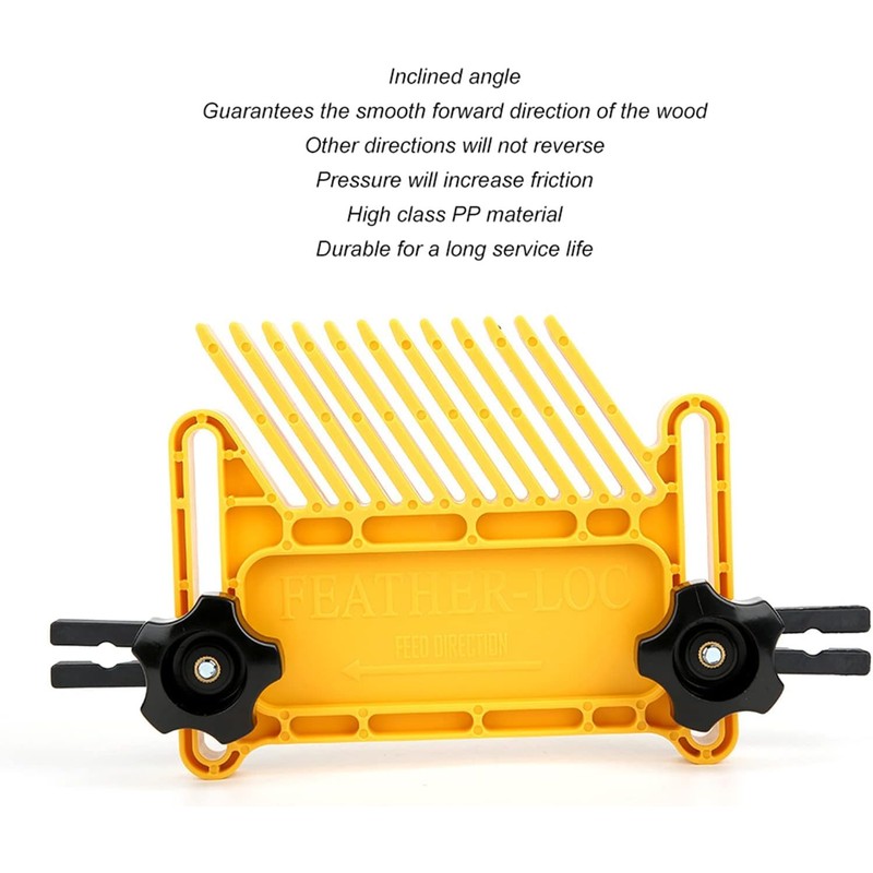 2Pcs Woodworking Featherboard, Table Saw AccessoriesBoard Set, Adjustable Woodworking Safety