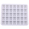 AIBOYA 35 Cavity Mini Tooth Silicone Candy Mold 3D Small