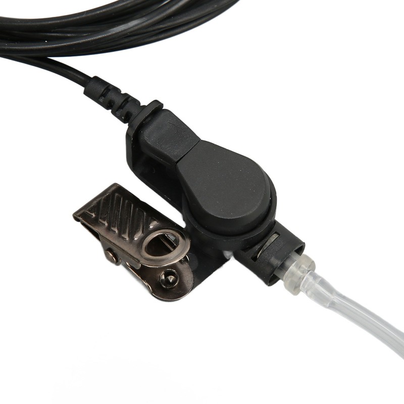2.5mm Acoustic Tube Earpiece Single Pin PTT Button Walkie Talkie