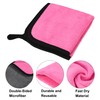 X AUTOHAUX 4pcs Microfibre Car Drying Towel 11.81"x11.81" Extra Large