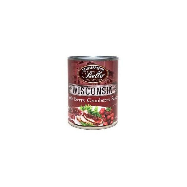 Missisipi Belle Whole Berry Cranberry Sauce Wisconsin 397g