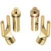 Poppstar 2x High-Quality Cable Lugs, Fork Plug for electrical connection