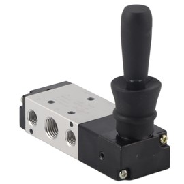 Manual Air Valve, 5 Port 3 Position Pneumatic Valve 0~0.8Mpa Hand Lever Valve(4H230-08)