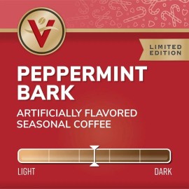Victor Allen's Peppermint Bark Medium Roast Coffee Pods, 32 ct FREE SHIPPING