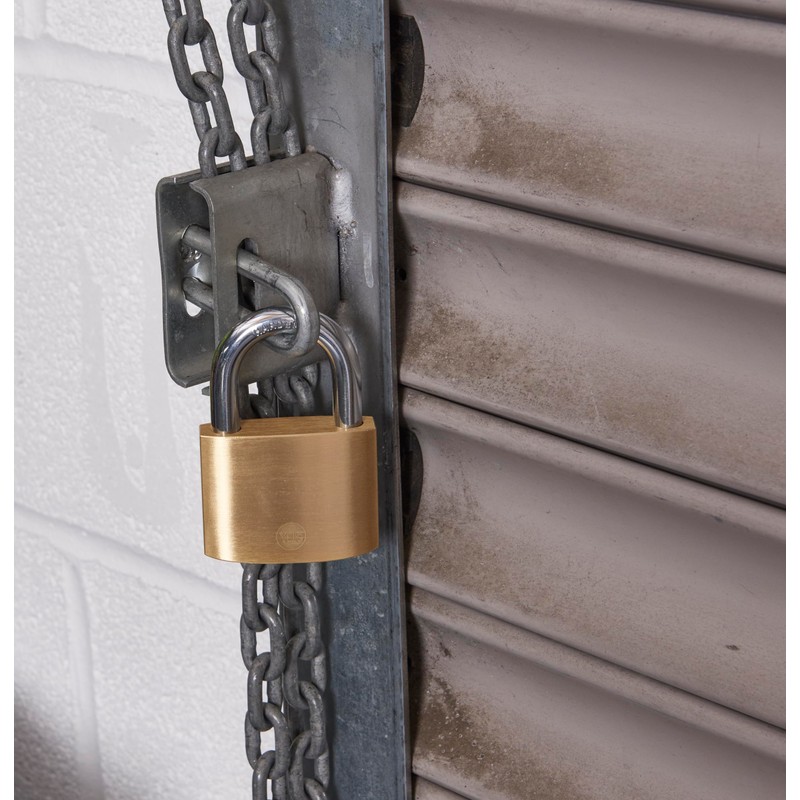 Yale Y110B/50/126/1/B Brass Padlock 50 mm 1 Box, 50mm