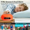 APUZOM Light Alarm Clock Sunrise Wake Up Light Bluetooth Speaker