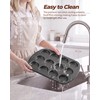 Muffin Top Pan, 12 Cavity Baking Pan for Muffin Tops,