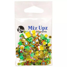 Buttons Galore Mix Upz Craft Embellishments 10g -Irish Magic, MIXZ117