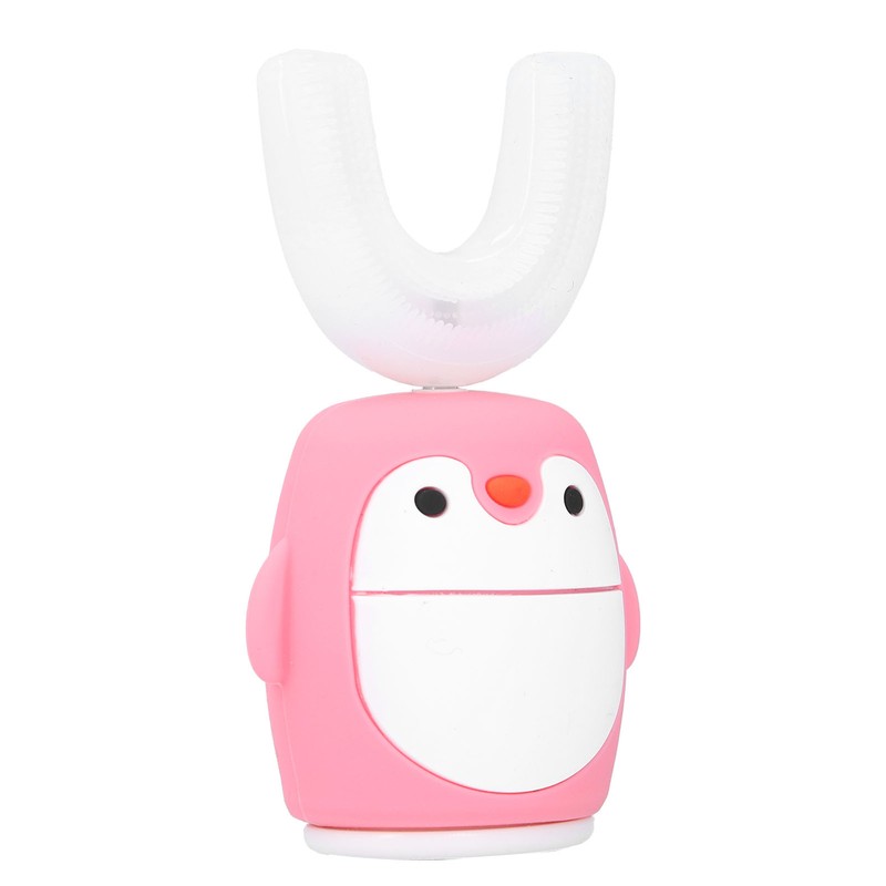 Children Cartoon Electric Toothbrush Cute Cleaning U shaped Toothbrush Oral