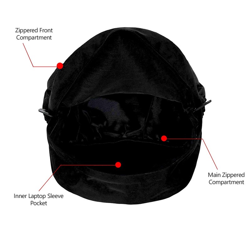 K-Cliffs Classic Backpack Quality Student Bookbag Basic Travel Daypack w/Water