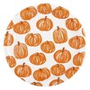 Fall Pumpkins Paper Plates Hello Pumpkin Disposable 7" Dessert Plate