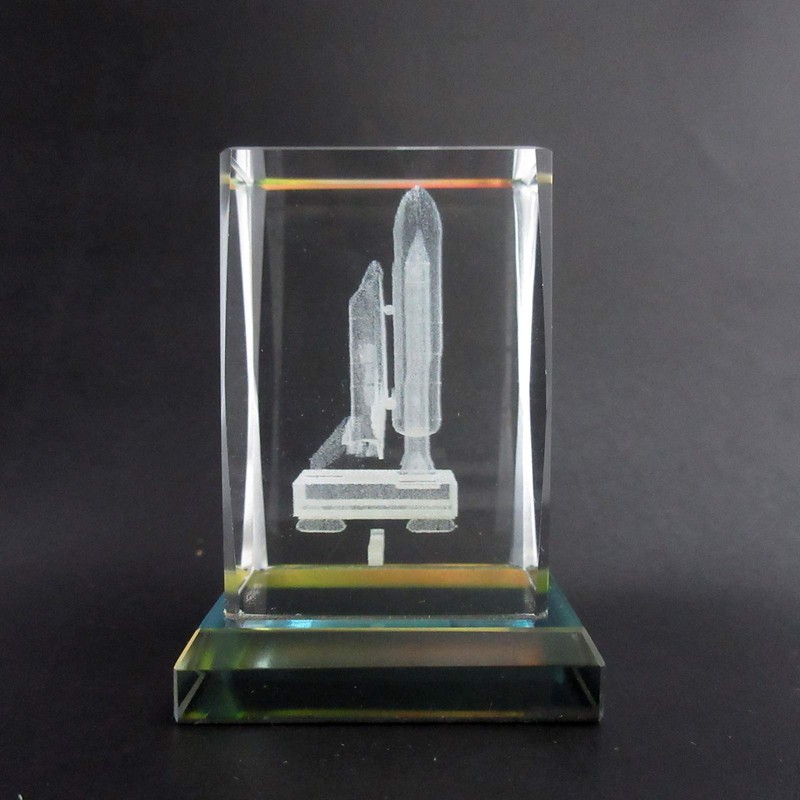 Shuttle Crystal? Object Figurine Space Shuttle Rocket Universe