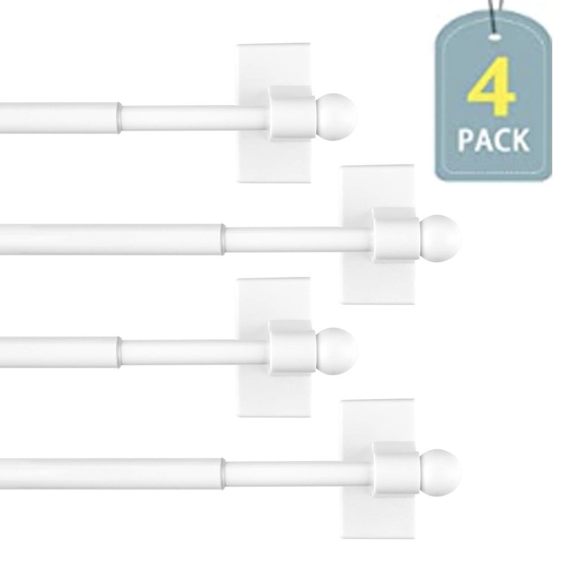 Multi-Use Adjustable Magnetic Curtain Rods for Doors, Windows, Tool Boxes,