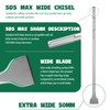 MonkeyKingBar-SDS MAX Scalling Chisel 22"x2"(550x50mm) - Demolition Bit for Sds